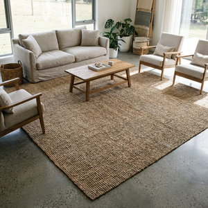 Alfombra de Yute Bucle 290 x 290 cm
