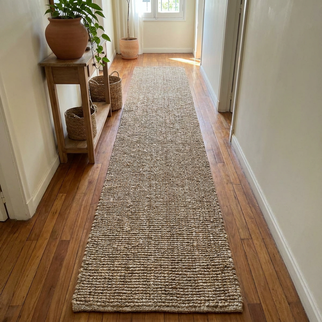 Alfombra de Yute Bucle 80 x 250 cm
