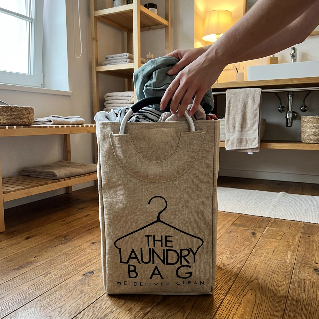 Cesto Laundry Bag Beige