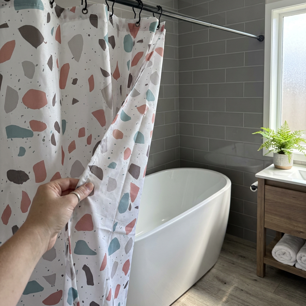 Cortina de Baño Terrazzo