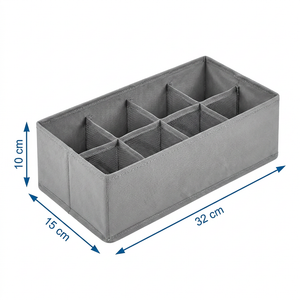 Organizador Zenith Cajón 8 Divisiones Chico Gris