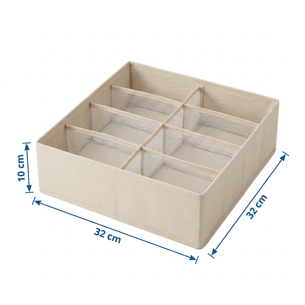 Organizador Zenith Cajón 8 Divisiones Natural