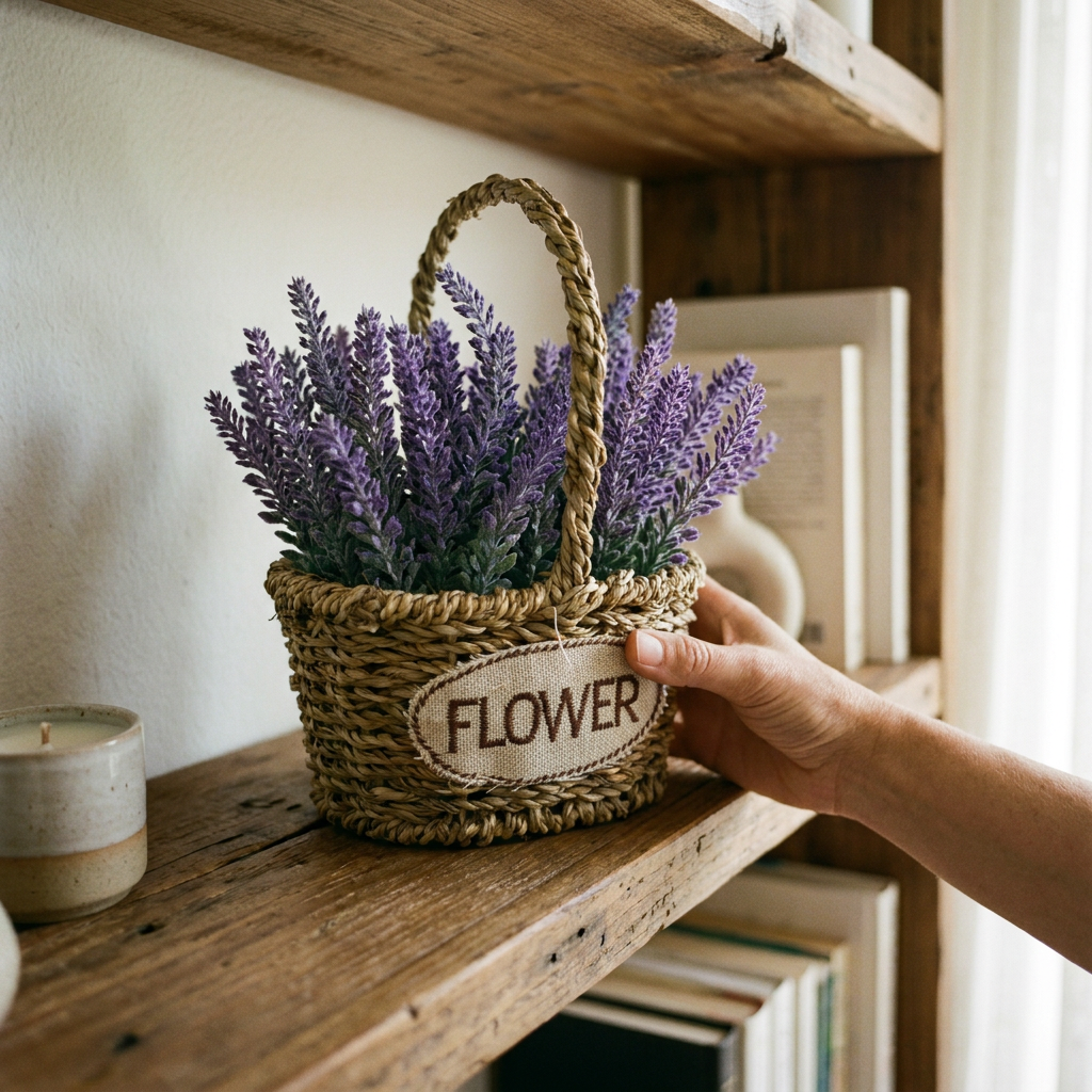 Basket Flower Lavandas