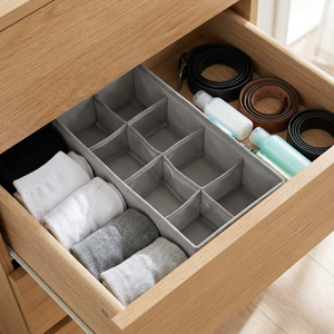 Organizador Zenith Cajón 8 Divisiones Chico Gris
