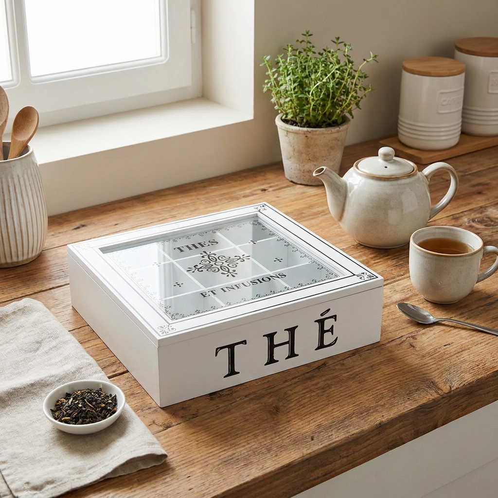 Caja de Te Infusions Grande 24x24x8 cm