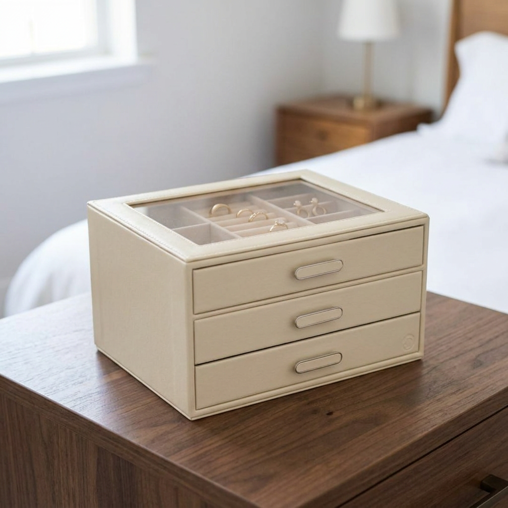 Organizador Glamour Crema