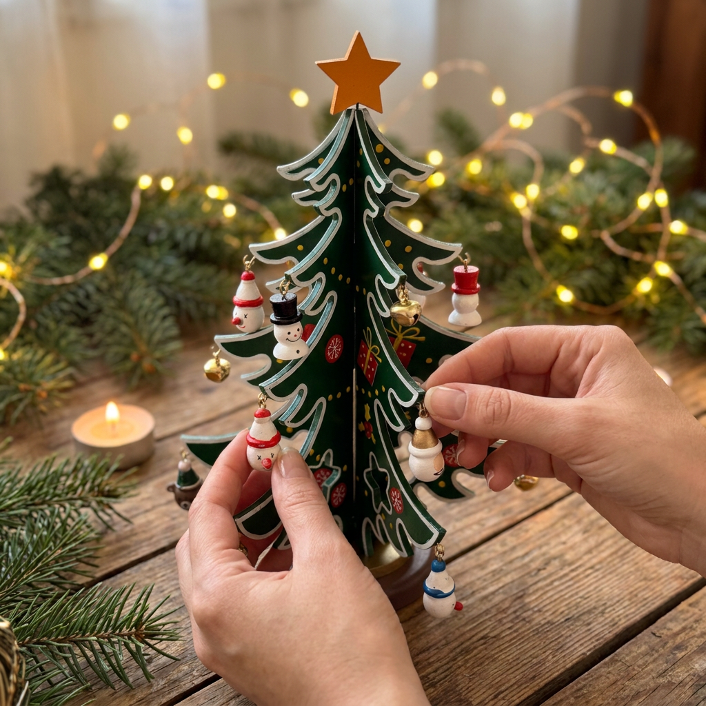 Árbol Seiffen Green 23,5 cm