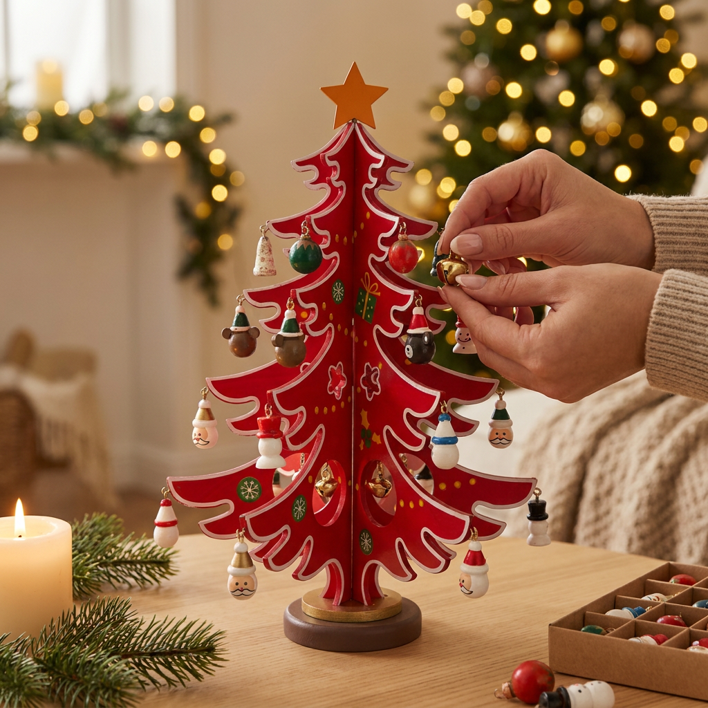 Árbol Seiffen Red 30 cm