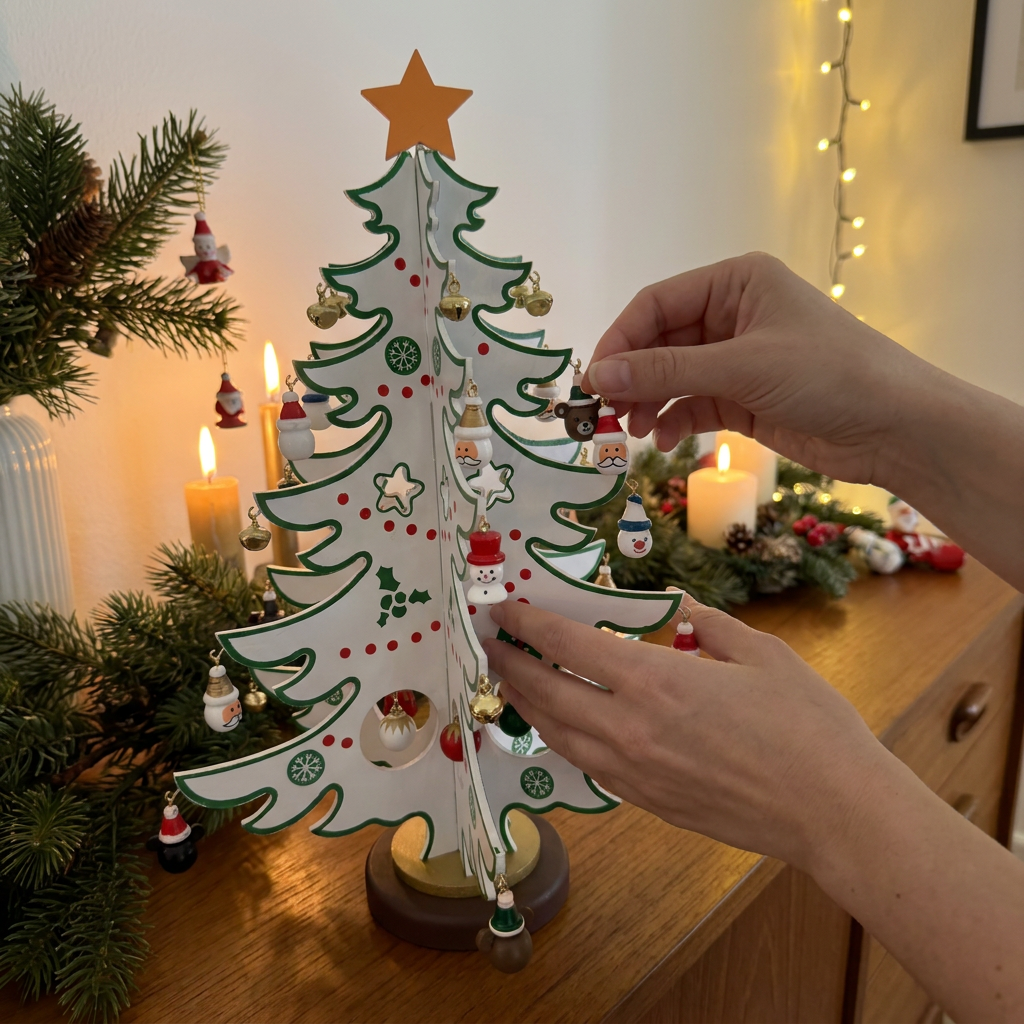 Árbol Seiffen White 35 cm