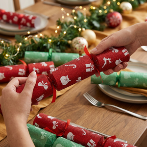 Crackers Navideños Holly Set x6