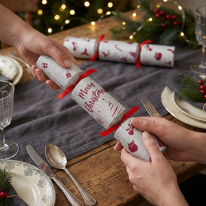 Crackers Navideños Merry Christmas Set x6