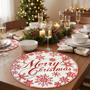Individual Merry Christmas Red