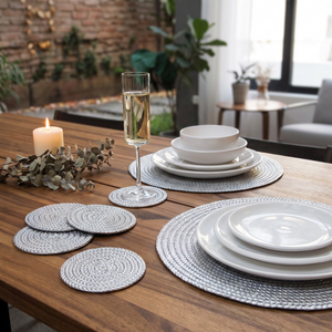 Posavasos Silver Chic – Set x 6