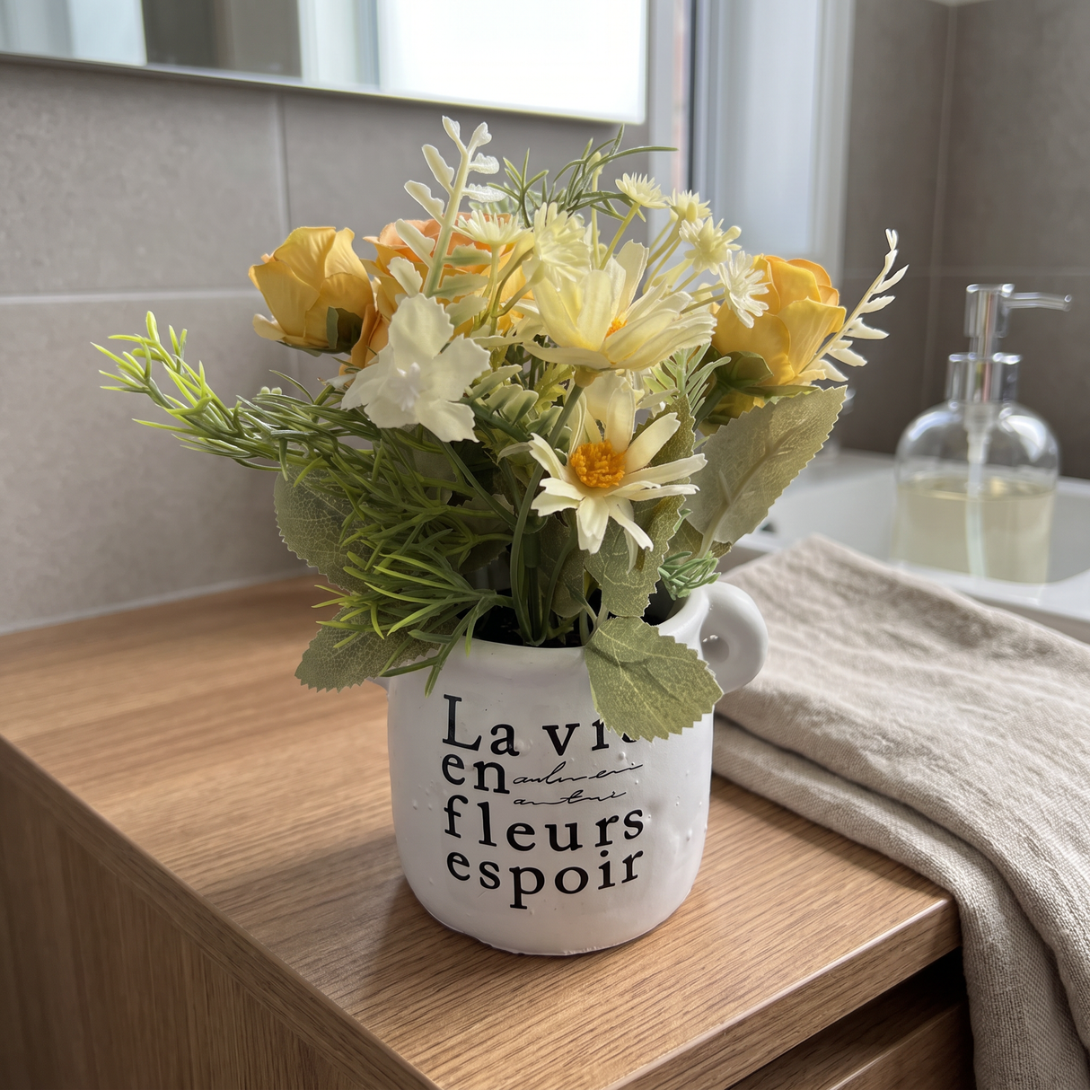 Mini Maceta La Vie en Fleurs — Bouquet Amarillo