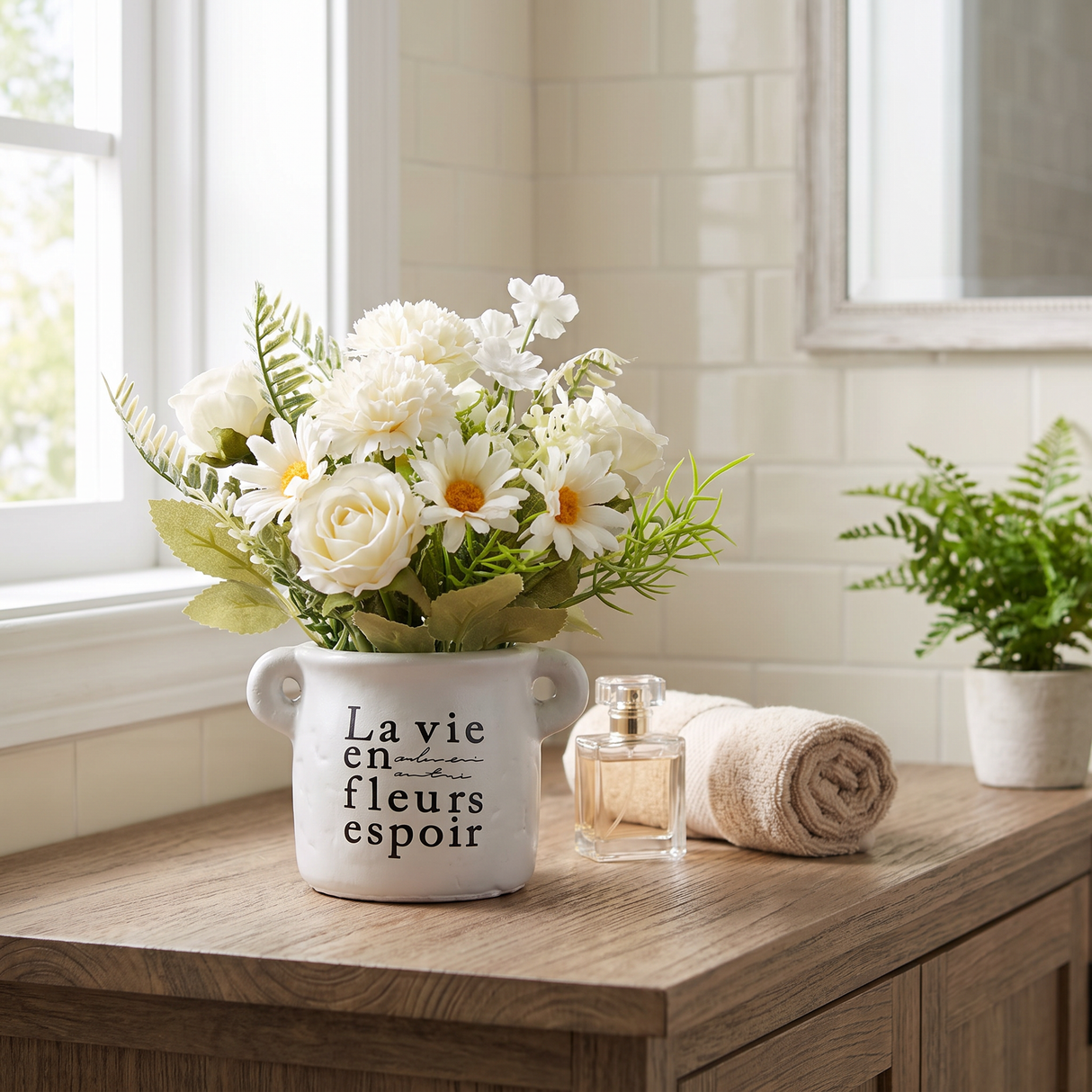 Mini Maceta La Vie en Fleurs — Bouquet Blanco
