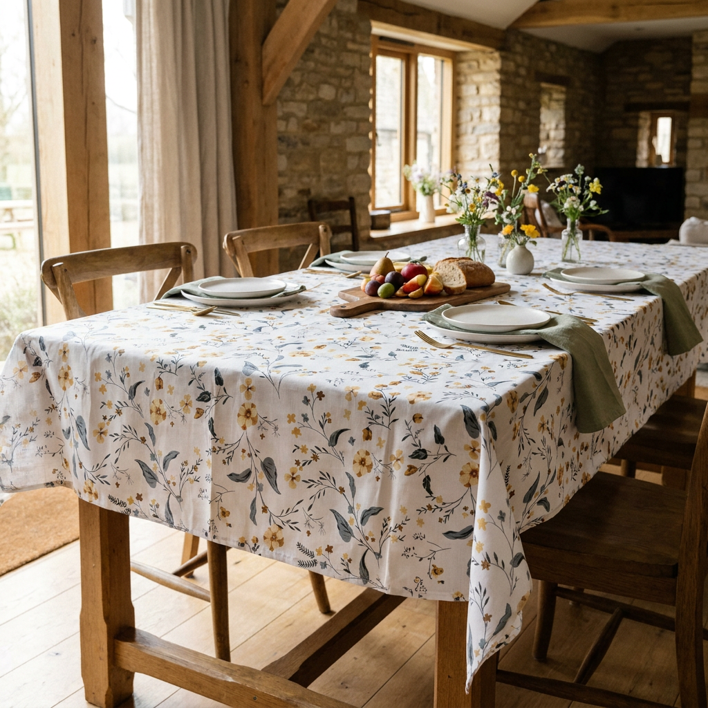 Mantel Flores Silvestres 1,52 x 3 mts