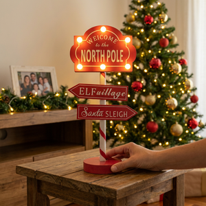 Cartel Luminoso North Pole 36 cm
