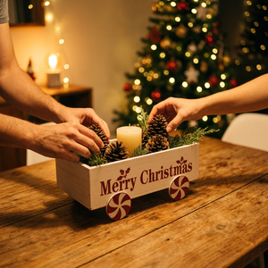 Cajón Merry Christmas 24 cm