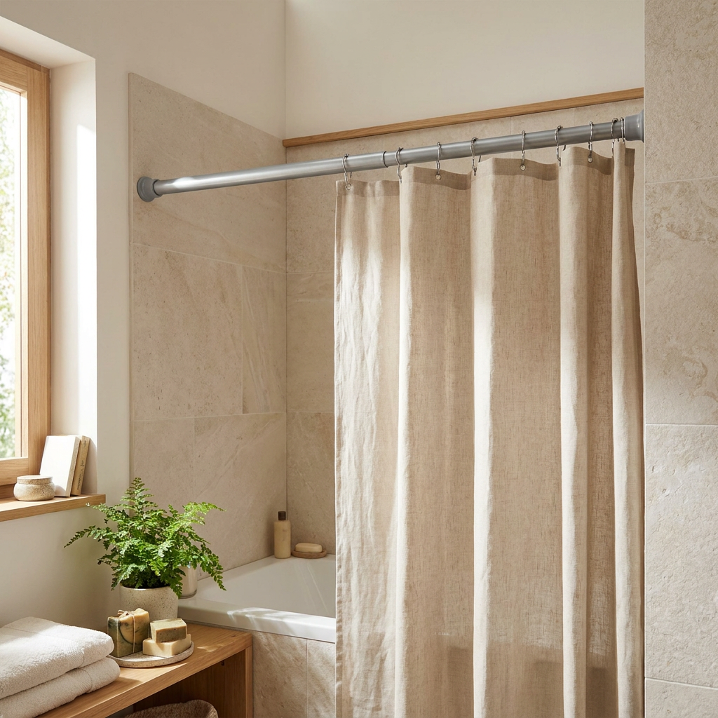 Barral de Cortina Extensible Gris
