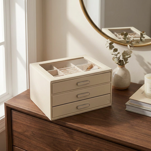 Organizador Glamour Crema