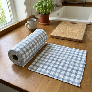 Paños Reutilizables Tartan (Rollo x 20)
