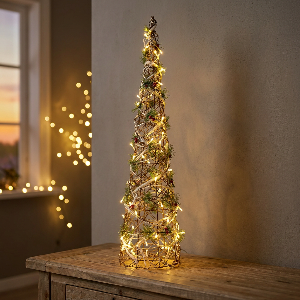 Árbol Nordic Vine Luminoso 80 cm