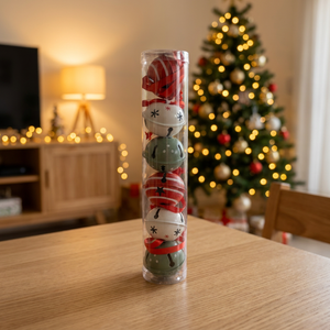 Set x 6 Cascabeles Christmas Joy