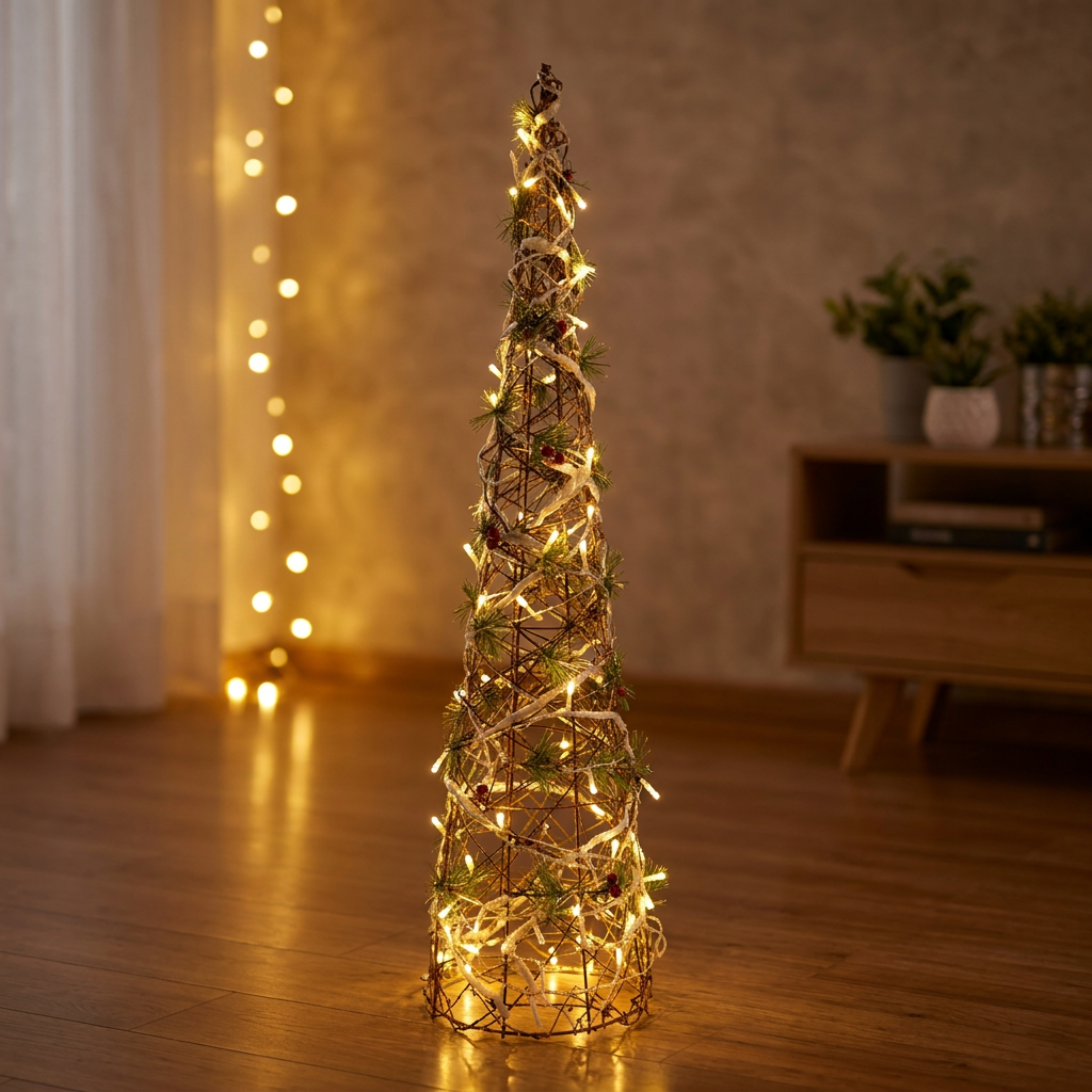 Árbol Nordic Vine Luminoso 80 cm