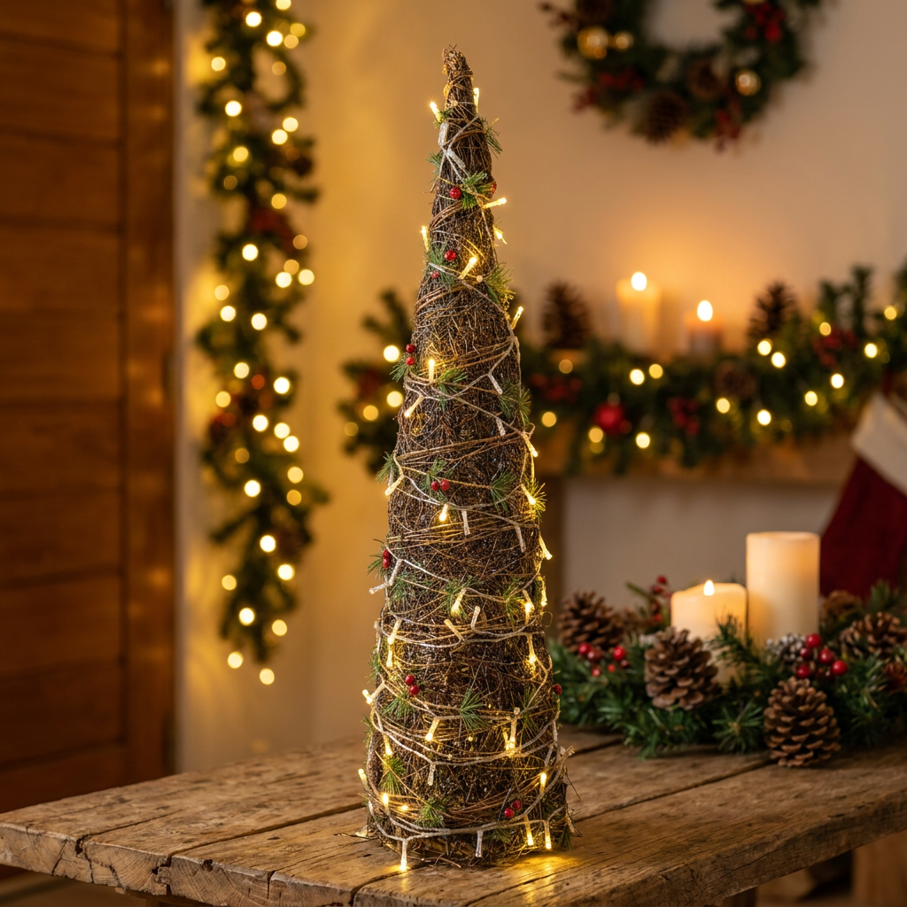 Árbol Woodland Luminoso 80 cm