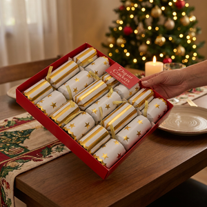 Crackers Navideños Gold Set x6