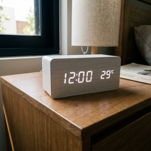 Reloj Smart Wood White