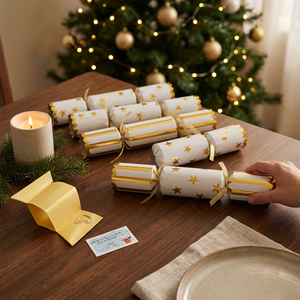Crackers Navideños Gold Set x6