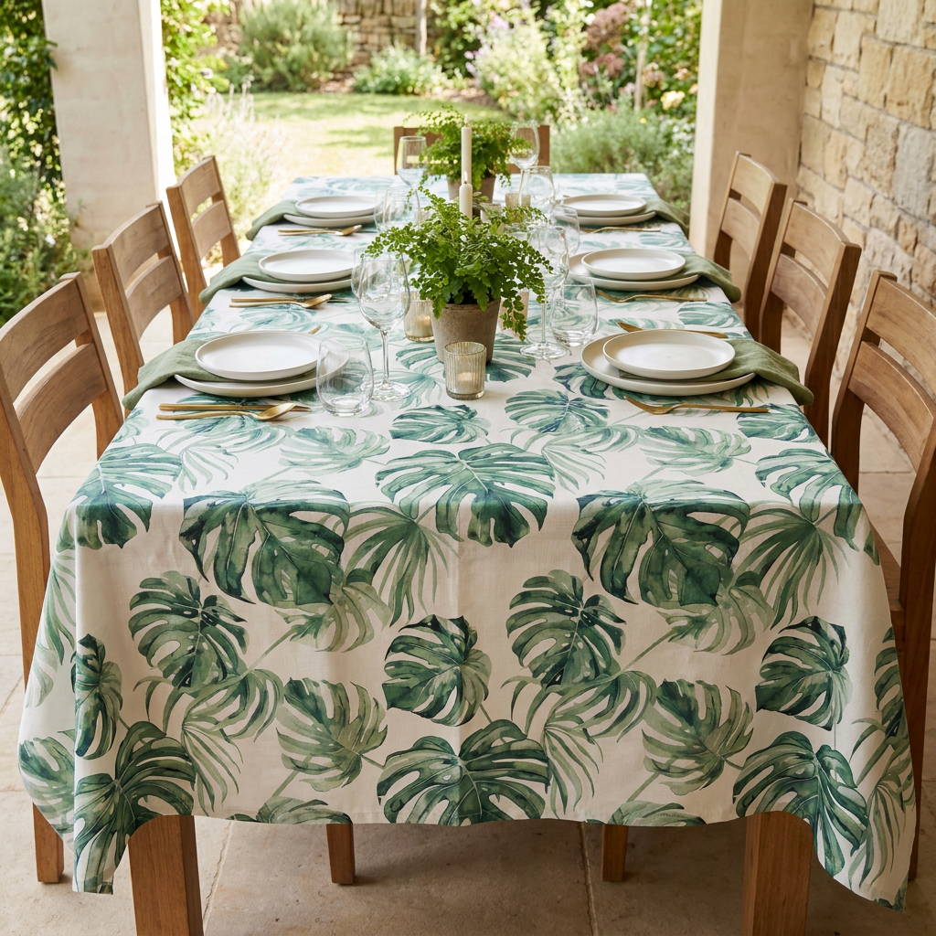 Mantel Monstera Tropical 1,52 x 3,50 mts