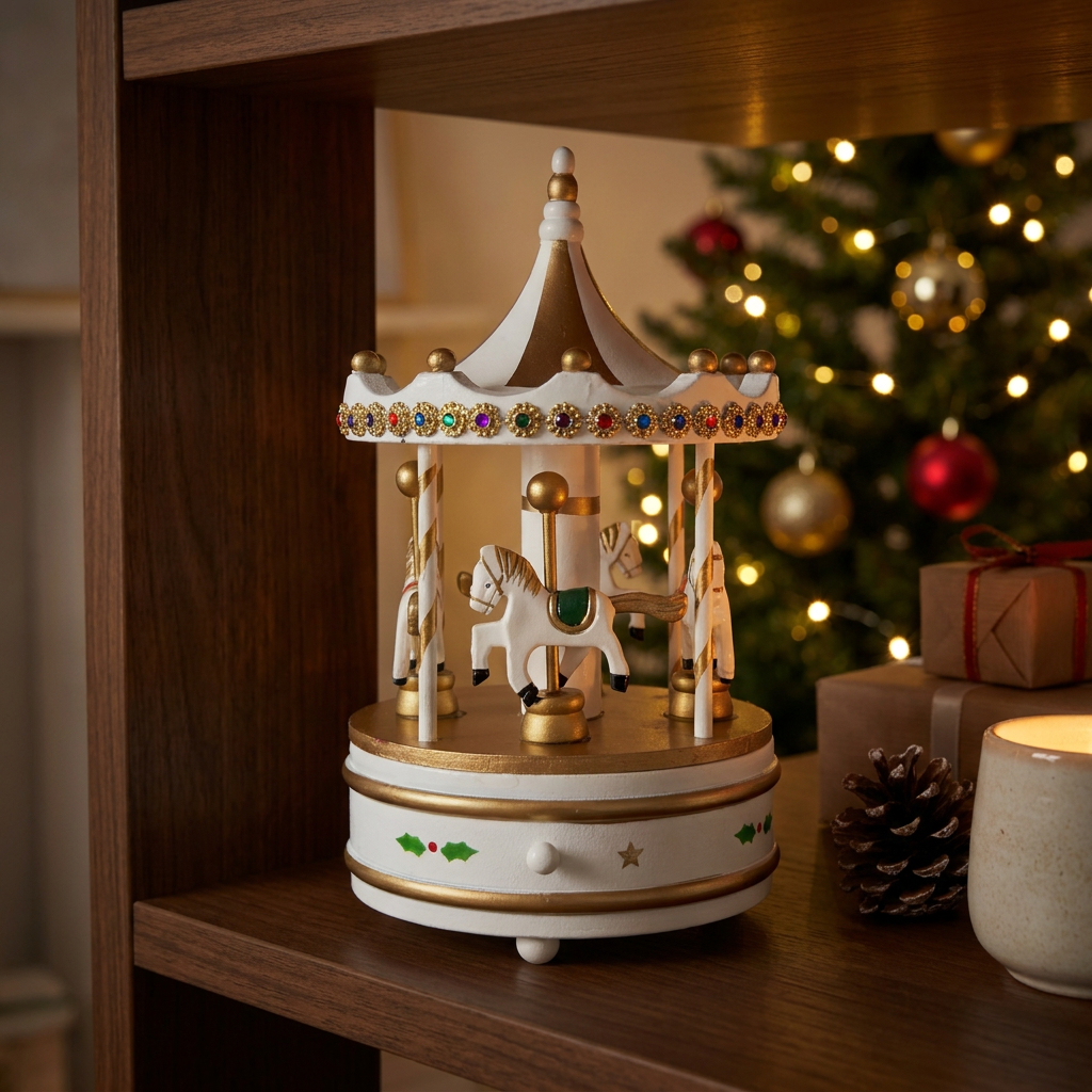 Carrusel Musical White 23 cm