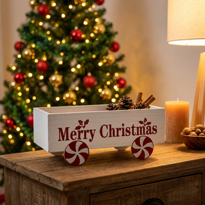 Cajón Merry Christmas 24 cm