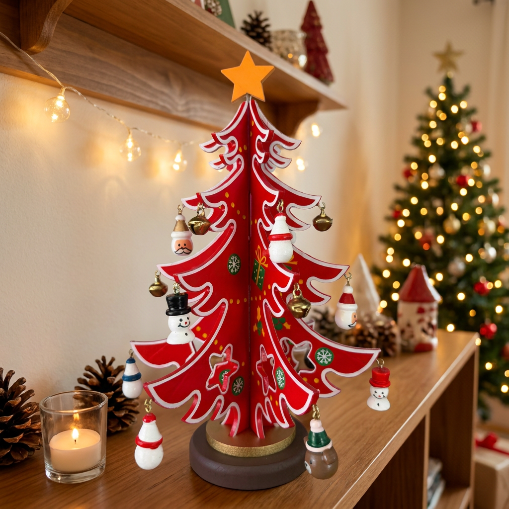 Árbol Seiffen Red 23,5 cm