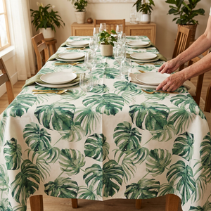 Mantel Monstera Tropical 1,52 x 3,50 mts