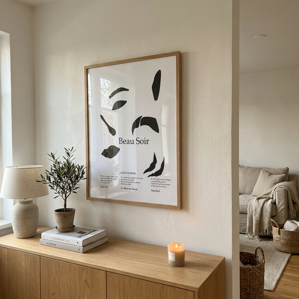 Cuadro Beau Soir 50 x 70 cm