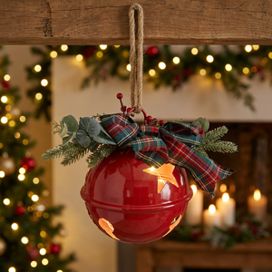 Cascabel Luminoso Star Red 26 cm