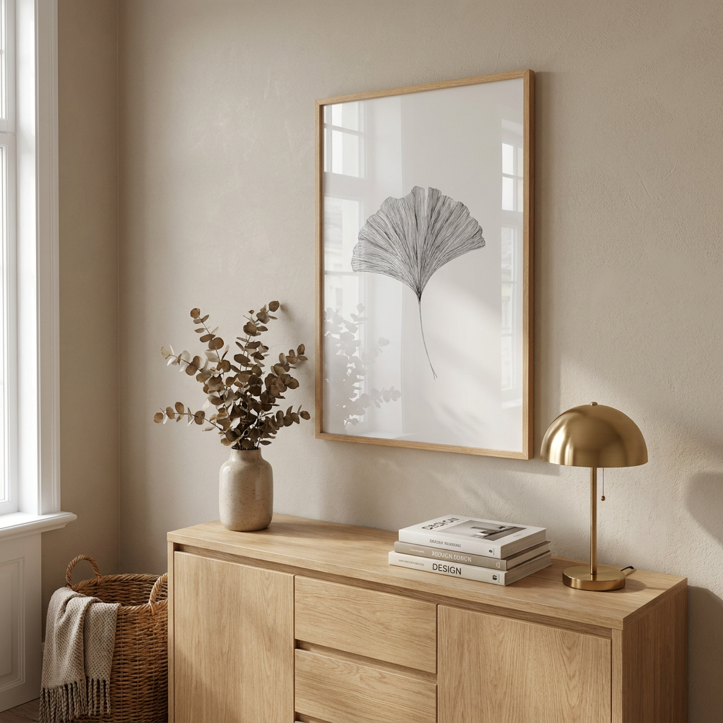 Cuadro Ginkgo 50 x 70 cm