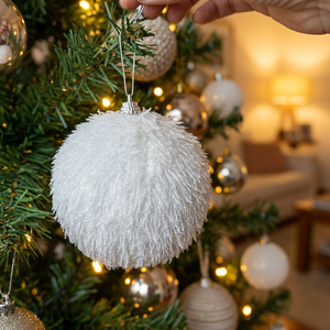 Esfera Snow 10 cm