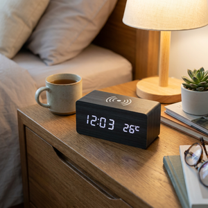 Reloj Smart Wood Negro
