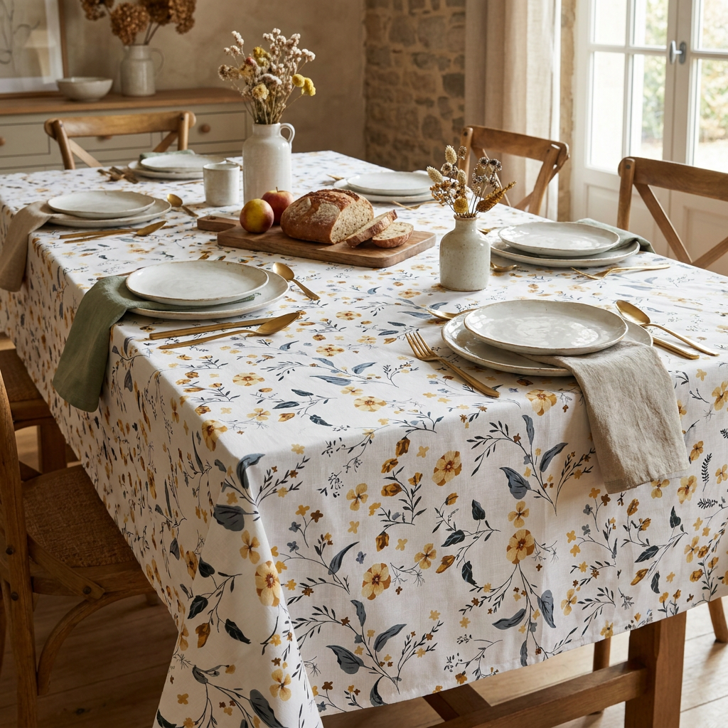 Mantel Flores Silvestres 1,52 x 3 mts