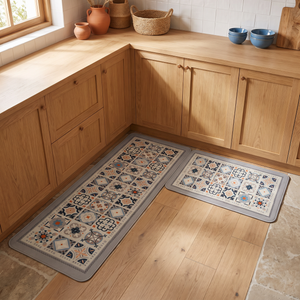 Set Alfombras Antideslizantes Boho Mosaic