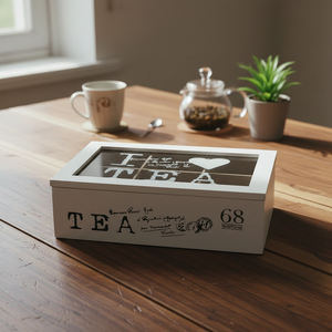 Caja de Te Vintage 24x15,5x8 cm