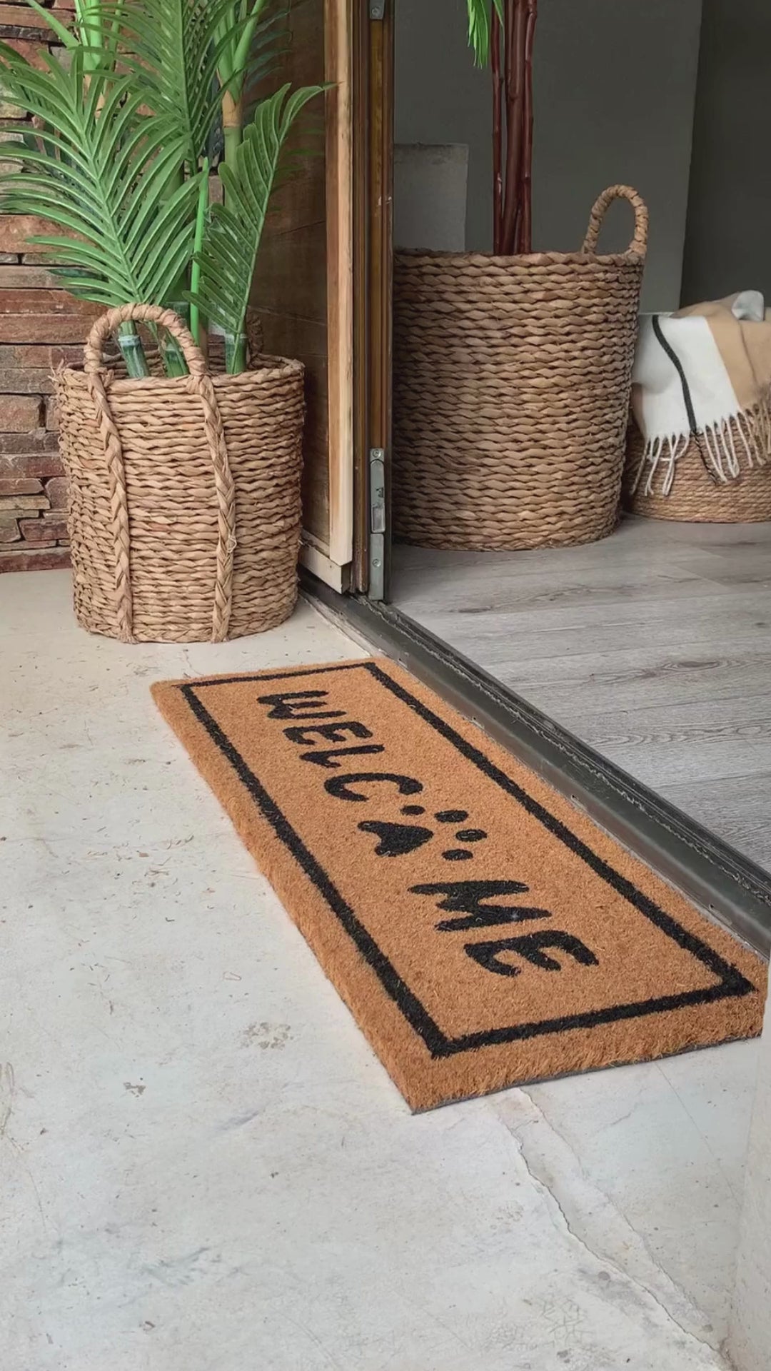 Felpudo Coco Patita Perro 25x75 cm