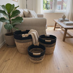 Set x3 Canastos Coast Negro