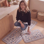 Set Alfombras Antideslizantes Boho Mosaic