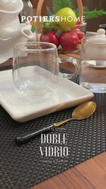 Taza Doble Vidrio 200 ml