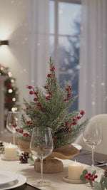 Arbol Snowy Berries 48 cm